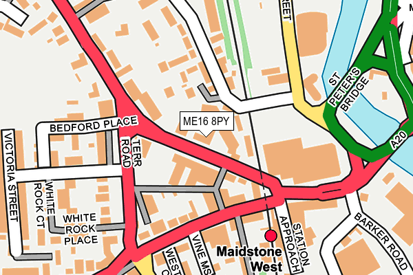 ME16 8PY map - OS OpenMap – Local (Ordnance Survey) ME16 8PY map - OS OpenMap – Local (Ordnance Survey)