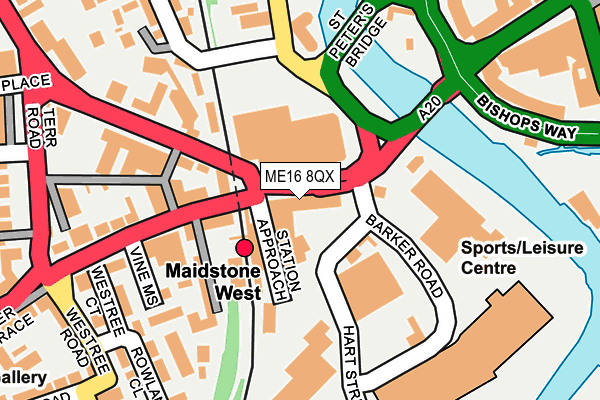 ME16 8QX map - OS OpenMap – Local (Ordnance Survey) ME16 8QX map - OS OpenMap – Local (Ordnance Survey)