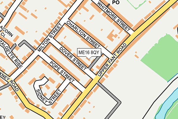 ME16 8QY map - OS OpenMap – Local (Ordnance Survey) ME16 8QY map - OS OpenMap – Local (Ordnance Survey)