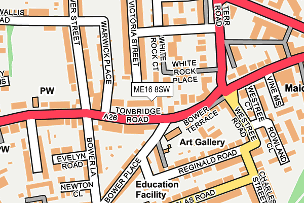 ME16 8SW map - OS OpenMap – Local (Ordnance Survey) ME16 8SW map - OS OpenMap – Local (Ordnance Survey)