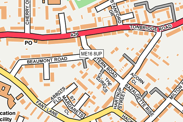 ME16 8UP map - OS OpenMap – Local (Ordnance Survey) ME16 8UP map - OS OpenMap – Local (Ordnance Survey)