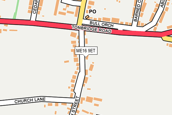 ME16 9ET map - OS OpenMap – Local (Ordnance Survey) ME16 9ET map - OS OpenMap – Local (Ordnance Survey)