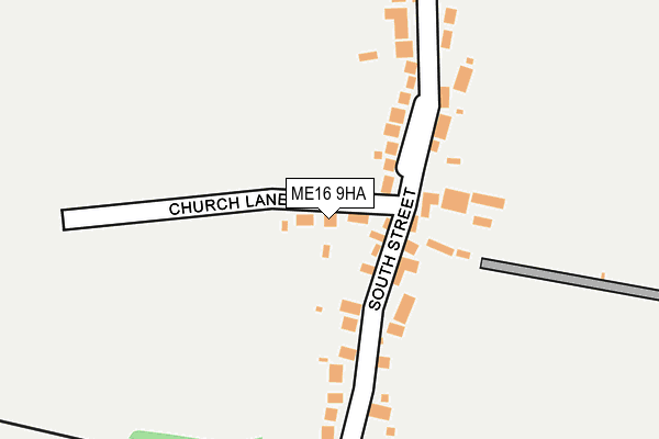 ME16 9HA map - OS OpenMap – Local (Ordnance Survey)