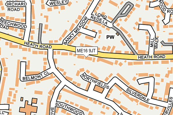 ME16 9JT map - OS OpenMap – Local (Ordnance Survey) ME16 9JT map - OS OpenMap – Local (Ordnance Survey)