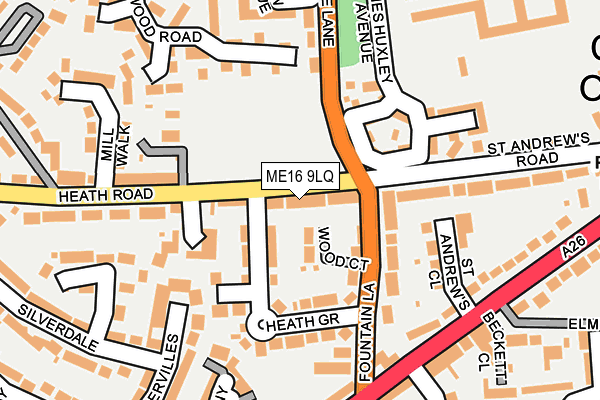 ME16 9LQ map - OS OpenMap – Local (Ordnance Survey) ME16 9LQ map - OS OpenMap – Local (Ordnance Survey)