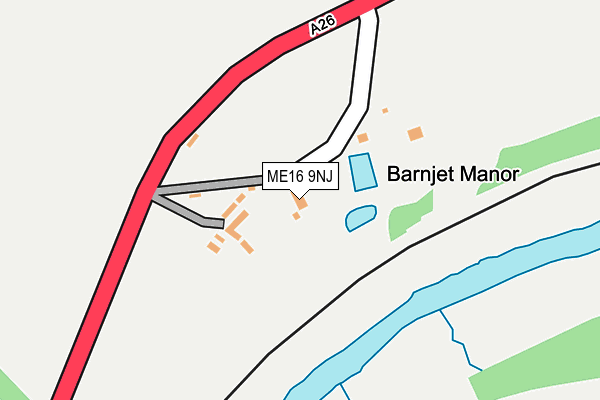 ME16 9NJ map - OS OpenMap – Local (Ordnance Survey) ME16 9NJ map - OS OpenMap – Local (Ordnance Survey)