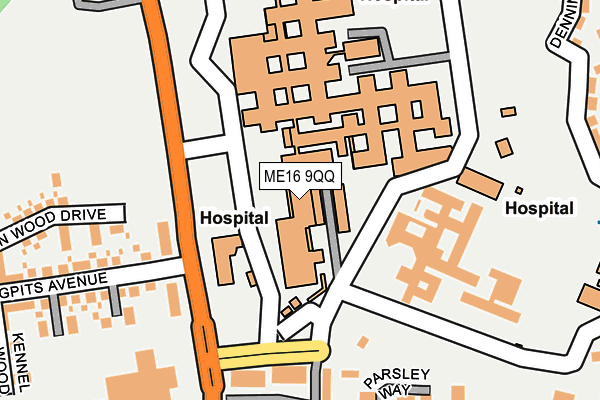 ME16 9QQ map - OS OpenMap – Local (Ordnance Survey) ME16 9QQ map - OS OpenMap – Local (Ordnance Survey)