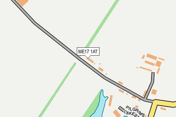 ME17 1AT map - OS OpenMap – Local (Ordnance Survey) ME17 1AT map - OS OpenMap – Local (Ordnance Survey)