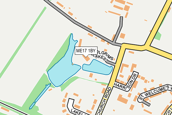 ME17 1BY map - OS OpenMap – Local (Ordnance Survey) ME17 1BY map - OS OpenMap – Local (Ordnance Survey)