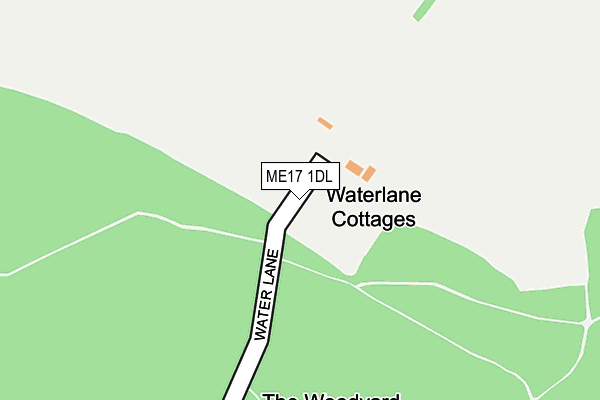 ME17 1DL map - OS OpenMap – Local (Ordnance Survey) ME17 1DL map - OS OpenMap – Local (Ordnance Survey)