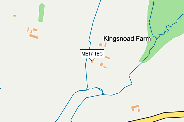 ME17 1EG map - OS OpenMap – Local (Ordnance Survey) ME17 1EG map - OS OpenMap – Local (Ordnance Survey)