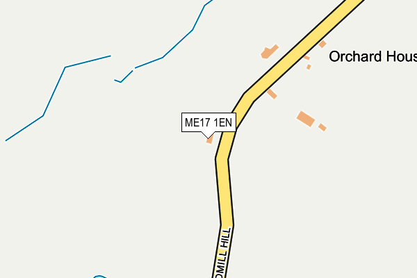 ME17 1EN map - OS OpenMap – Local (Ordnance Survey) ME17 1EN map - OS OpenMap – Local (Ordnance Survey)