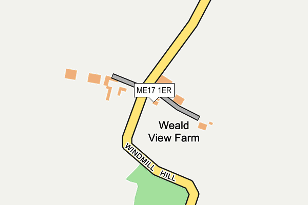 ME17 1ER map - OS OpenMap – Local (Ordnance Survey) ME17 1ER map - OS OpenMap – Local (Ordnance Survey)