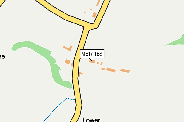 ME17 1ES map - OS OpenMap – Local (Ordnance Survey) ME17 1ES map - OS OpenMap – Local (Ordnance Survey)