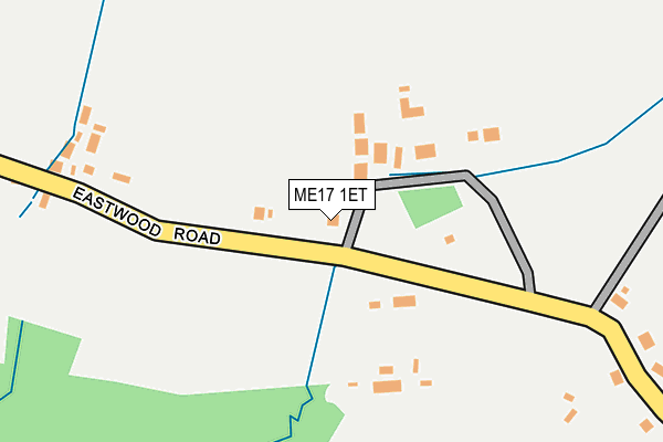 ME17 1ET map - OS OpenMap – Local (Ordnance Survey) ME17 1ET map - OS OpenMap – Local (Ordnance Survey)