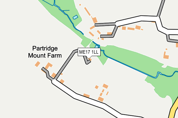 ME17 1LL map - OS OpenMap – Local (Ordnance Survey) ME17 1LL map - OS OpenMap – Local (Ordnance Survey)