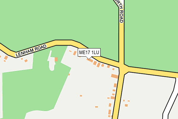 ME17 1LU map - OS OpenMap – Local (Ordnance Survey) ME17 1LU map - OS OpenMap – Local (Ordnance Survey)