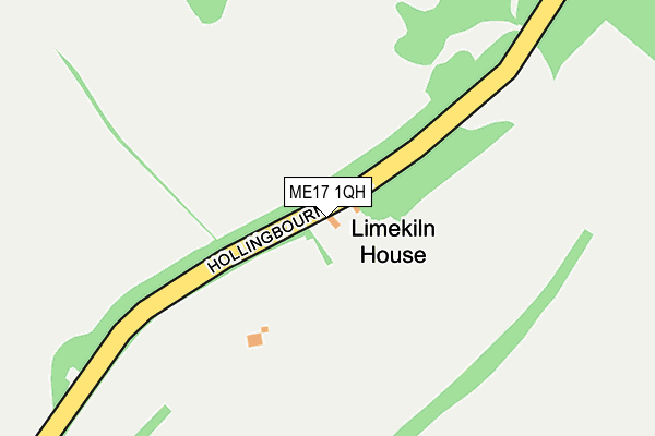 ME17 1QH map - OS OpenMap – Local (Ordnance Survey) ME17 1QH map - OS OpenMap – Local (Ordnance Survey)
