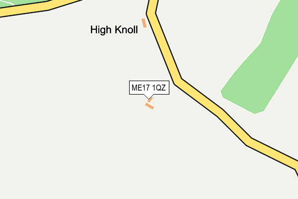 ME17 1QZ map - OS OpenMap – Local (Ordnance Survey) ME17 1QZ map - OS OpenMap – Local (Ordnance Survey)