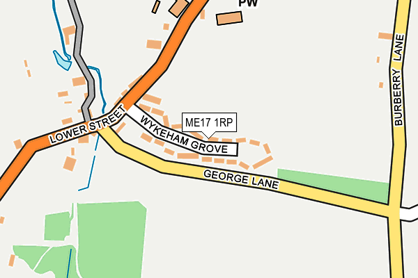 ME17 1RP map - OS OpenMap – Local (Ordnance Survey) ME17 1RP map - OS OpenMap – Local (Ordnance Survey)