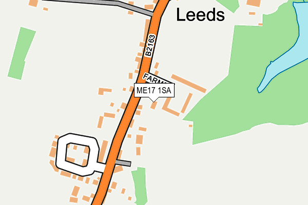 ME17 1SA map - OS OpenMap – Local (Ordnance Survey) ME17 1SA map - OS OpenMap – Local (Ordnance Survey)
