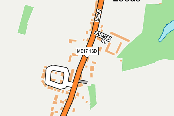 ME17 1SD map - OS OpenMap – Local (Ordnance Survey) ME17 1SD map - OS OpenMap – Local (Ordnance Survey)