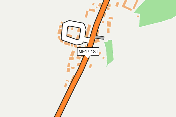 ME17 1SJ map - OS OpenMap – Local (Ordnance Survey) ME17 1SJ map - OS OpenMap – Local (Ordnance Survey)