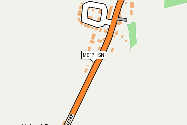 ME17 1SN map - OS OpenMap – Local (Ordnance Survey) ME17 1SN map - OS OpenMap – Local (Ordnance Survey)