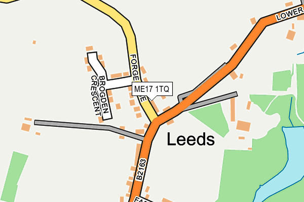 ME17 1TQ map - OS OpenMap – Local (Ordnance Survey) ME17 1TQ map - OS OpenMap – Local (Ordnance Survey)