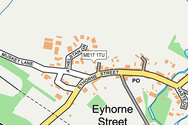 ME17 1TU map - OS OpenMap – Local (Ordnance Survey) ME17 1TU map - OS OpenMap – Local (Ordnance Survey)