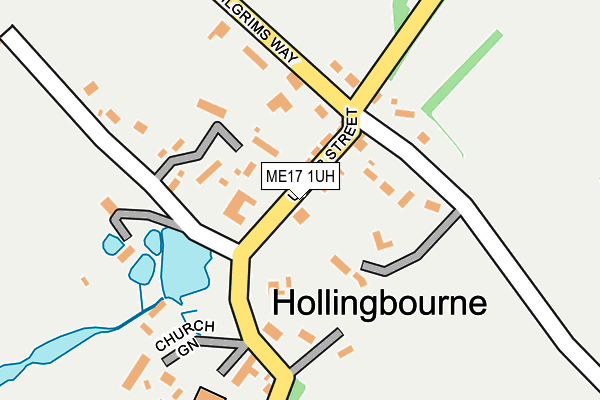 ME17 1UH map - OS OpenMap – Local (Ordnance Survey) ME17 1UH map - OS OpenMap – Local (Ordnance Survey)