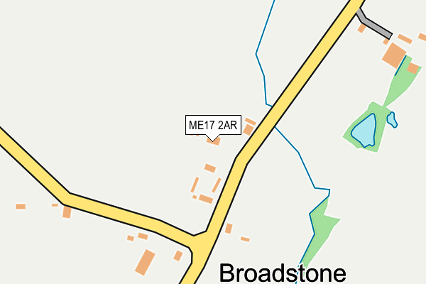 ME17 2AR map - OS OpenMap – Local (Ordnance Survey) ME17 2AR map - OS OpenMap – Local (Ordnance Survey)