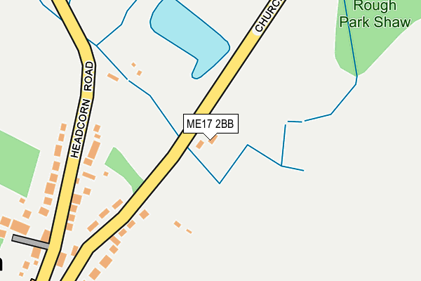 ME17 2BB map - OS OpenMap – Local (Ordnance Survey) ME17 2BB map - OS OpenMap – Local (Ordnance Survey)