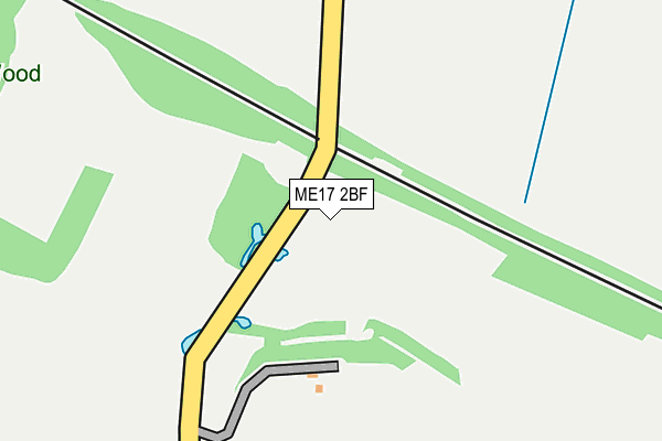 ME17 2BF map - OS OpenMap – Local (Ordnance Survey) ME17 2BF map - OS OpenMap – Local (Ordnance Survey)