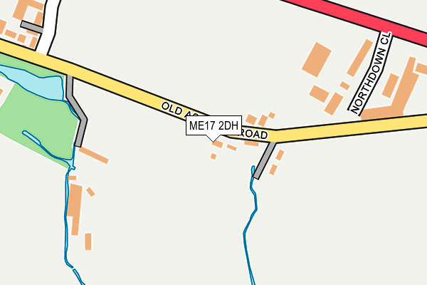 ME17 2DH map - OS OpenMap – Local (Ordnance Survey) ME17 2DH map - OS OpenMap – Local (Ordnance Survey)