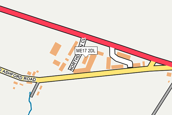 ME17 2DL map - OS OpenMap – Local (Ordnance Survey) ME17 2DL map - OS OpenMap – Local (Ordnance Survey)