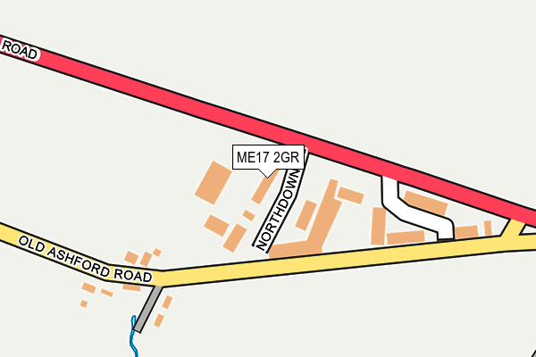 ME17 2GR map - OS OpenMap – Local (Ordnance Survey) ME17 2GR map - OS OpenMap – Local (Ordnance Survey)