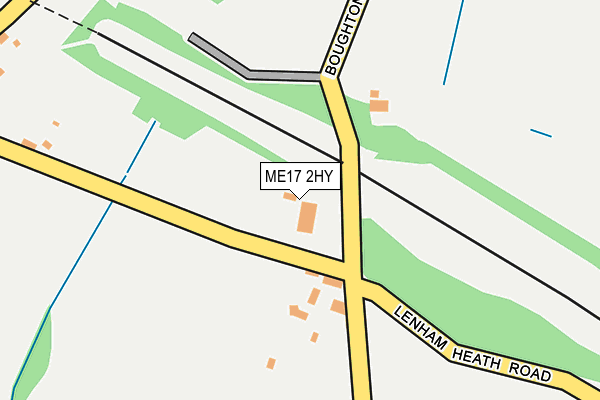 ME17 2HY map - OS OpenMap – Local (Ordnance Survey)
