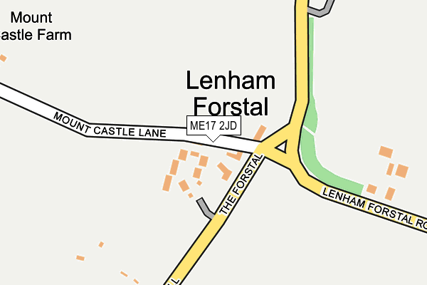 ME17 2JD map - OS OpenMap – Local (Ordnance Survey) ME17 2JD map - OS OpenMap – Local (Ordnance Survey)