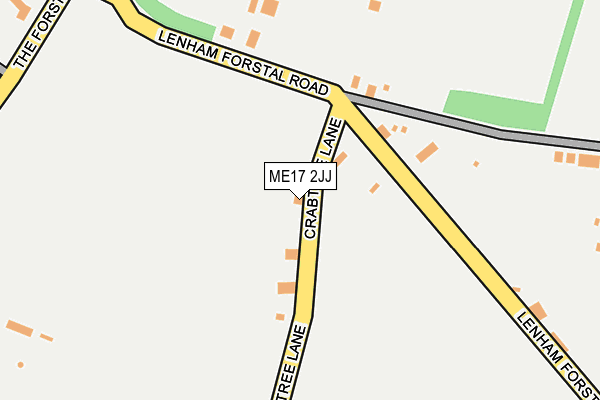 ME17 2JJ map - OS OpenMap – Local (Ordnance Survey)