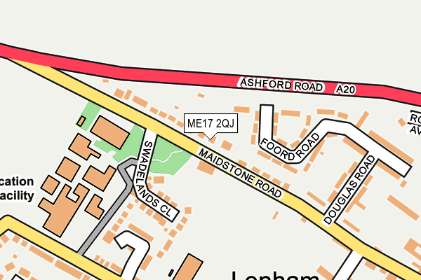 ME17 2QJ map - OS OpenMap – Local (Ordnance Survey) ME17 2QJ map - OS OpenMap – Local (Ordnance Survey)