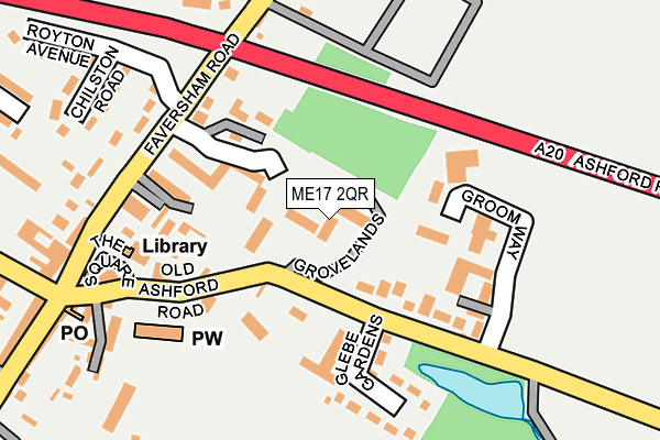 ME17 2QR map - OS OpenMap – Local (Ordnance Survey) ME17 2QR map - OS OpenMap – Local (Ordnance Survey)