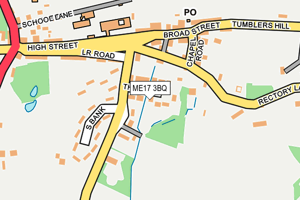 ME17 3BQ map - OS OpenMap – Local (Ordnance Survey) ME17 3BQ map - OS OpenMap – Local (Ordnance Survey)