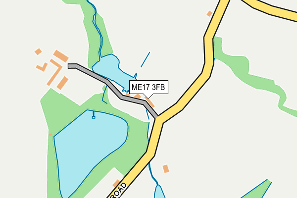 ME17 3FB map - OS OpenMap – Local (Ordnance Survey) ME17 3FB map - OS OpenMap – Local (Ordnance Survey)
