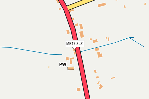 ME17 3LZ map - OS OpenMap – Local (Ordnance Survey)