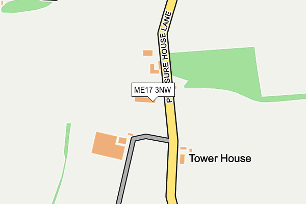 ME17 3NW map - OS OpenMap – Local (Ordnance Survey)