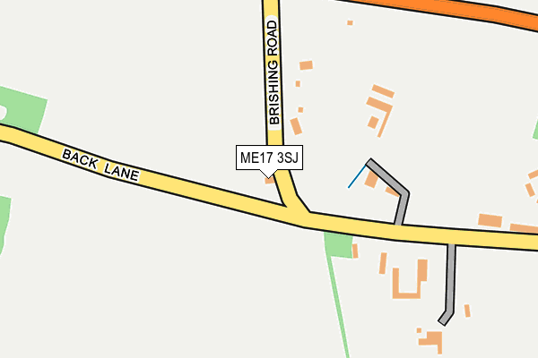 ME17 3SJ map - OS OpenMap – Local (Ordnance Survey) ME17 3SJ map - OS OpenMap – Local (Ordnance Survey)