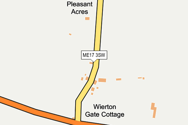 ME17 3SW map - OS OpenMap – Local (Ordnance Survey) ME17 3SW map - OS OpenMap – Local (Ordnance Survey)