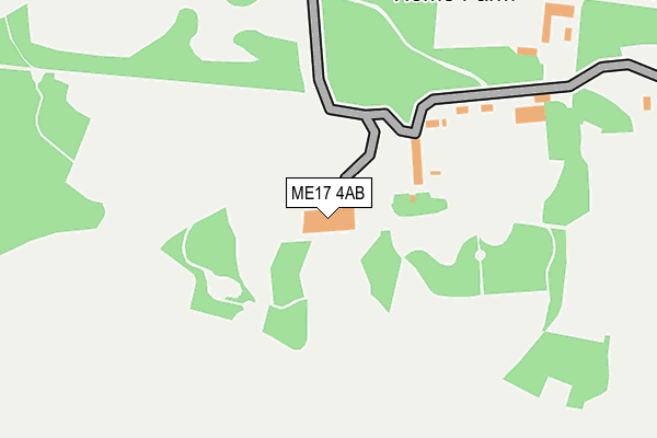 ME17 4AB map - OS OpenMap – Local (Ordnance Survey)