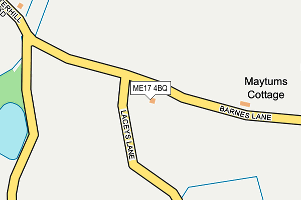 ME17 4BQ map - OS OpenMap – Local (Ordnance Survey) ME17 4BQ map - OS OpenMap – Local (Ordnance Survey)